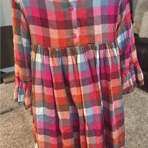 Gymboree Colorful Checkered Kids Dress